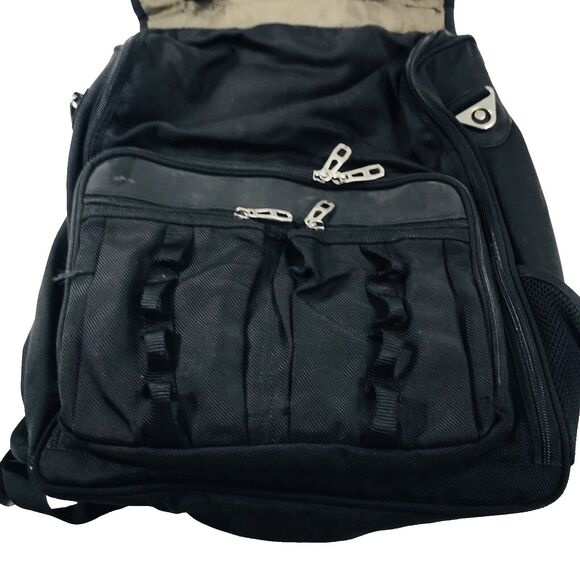 REI Backpack Daypack Laptop Black 15" Travel Computer Hiking School Book Camping - Picture 4 of 16